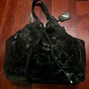 Diane Von Furstenberg Black Hobo Bag